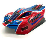Arrma TYPHON 4x4 223s - Body Shell (Red painted clipless ARA4306V4)