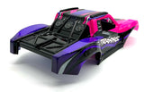 MINI SLASH BODY cover Shell (PINK Painted ProGraphics, clipless Traxxas 108164-1
