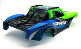 MINI SLASH BODY cover Shell (GREEN Painted ProGraphics, clipless Traxxas 108164-1