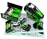 Losi 22s SPRINT - Body (body set & cage, Green  interior driver LOS-1387)