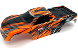 MINI-MAXX BODY cover Shell (ORANGE Painted ProGraphics, clipless 107154-1