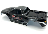 MINI-MAXX BODY cover Shell (BLACK Painted ProGraphics, clipless 107154-1