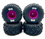 Arrma QUAKE 2wd - Tires (Purple) DBOOTS Cut Chevron MT (4) ARA3537