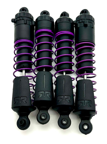 Arrma QUAKE 2wd - Shocks (Purple) assembled front & rear set springs gorgon ARA3537