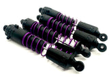 Arrma QUAKE 2wd - Shocks (Purple) assembled front & rear set springs gorgon ARA3537