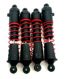 Arrma QUAKE 2wd - Shocks (Red) assembled front & rear set springs gorgon ARA3537