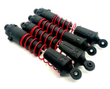 Arrma QUAKE 2wd - Shocks (Red) assembled front & rear set springs gorgon ARA3537