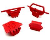 Arrma QUAKE 2wd - Bumpers (RED) Front Rear skid Mount Set ARA3537
