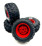 Arrma QUAKE 2wd - Tires (Red) DBOOTS Cut Chevron MT (4) ARA3537