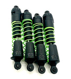 Arrma QUAKE 2wd - Shocks (Green) assembled front & rear set springs gorgon ARA3537