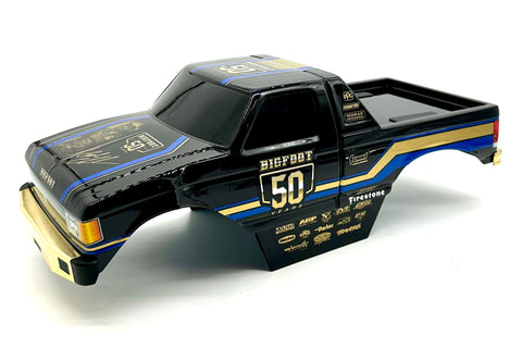 BIGFOOT 4x4 Brushless Body Shell No8 Black 50th TRA9020-50TH