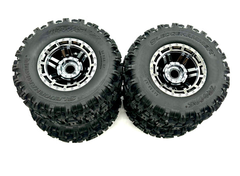 1/10 MAXX Ultimate Wheels & Tires (Factory Glued Assembled (set 4)  89087-4