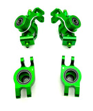 1/10 MAXX Ultimate Front/Rear Hub Green Carriers Caster Steering Blocks 89087-4