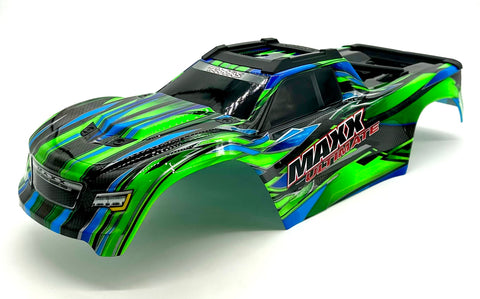 1/10 MAXX Ultimate BODY cover Shell ( Green clipless 89087-4