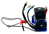 1/10 MAXX Ultimate MOTOR ASSEMBLY Blue w/mounts, sink and fan 89087-4