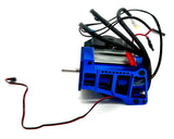 1/10 MAXX Ultimate MOTOR ASSEMBLY Blue w/mounts, sink and fan 89087-4