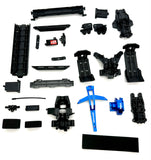 1/10 MAXX Ultimate Plastic Set Blue (Front Rear Bulkhead skid plates Brace box 89087-4