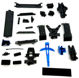 1/10 MAXX Ultimate Plastic Set Blue (Front Rear Bulkhead skid plates Brace box 89087-4