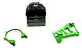 1/10 MAXX Ultimate COOLING FAN, green Heat Sink and mounts no plate for Motor 540xl velineon 89087-4