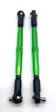 X-MAXX Ultimate Steering Rods (Toe links Green 7075-T6 aluminum Traxxas 77097-4