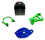 1/10 MAXX Ultimate COOLING FAN, green Heat Sink and mounts for Motor 540xl velineon 89087-4