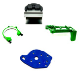 1/10 MAXX Ultimate COOLING FAN, green Heat Sink and mounts for Motor 540xl velineon 89087-4