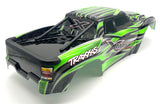 X-MAXX Ultimate BODY cover Shell (GREEN Factory Painted ProGraphics Traxxas 77097-4