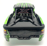 X-MAXX Ultimate BODY cover Shell (GREEN Factory Painted ProGraphics Traxxas 77097-4