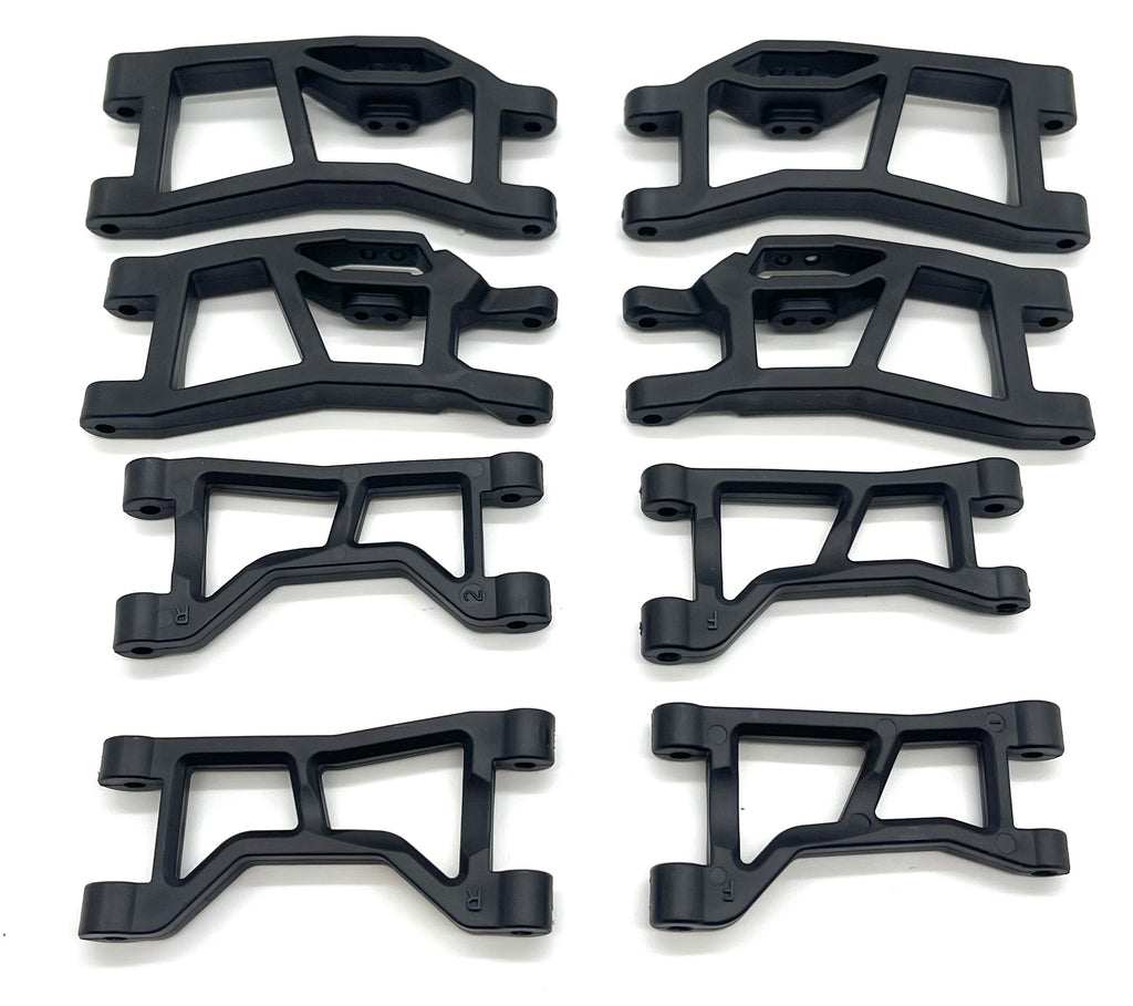 MINI-MAXX A-ARMS (Suspension black Front Rear Upper Lower 107154-1 ...
