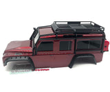 TRX-4 DEFENDER - BODY (Red) Clipless Spare Tire Fenders Land Rover Trail 82256-4