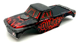 Arrma QUAKE GROM mega 4x4 - Body Shell (RED) cover ARA2137