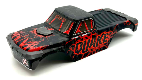 Arrma QUAKE GROM mega 4x4 - Body Shell (RED) cover ARA2137