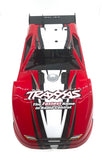 Slash Late Model - BODY, Dirt Oval Racer, RED, complete w/decals 10423 Traxxas 104364-74