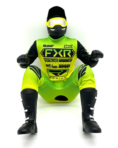 Losi Promoto-SM - Rider Figure, (Green) Pro Circuit & Jersey Set LOS06000