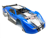 Slash Late Model - BODY, Dirt Oval Racer, BLUE, complete w/decals 10423 Traxxas 104364-74