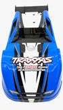 Slash Late Model - BODY, Dirt Oval Racer, BLUE, complete w/decals 10423 Traxxas 104364-74