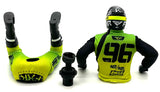 Losi Promoto-SM - Rider Figure, (Green) Pro Circuit & Jersey Set LOS06000