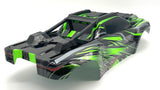 XRT Ultimate BODY Green cover Shell (Painted ProGraphics 7869_ Green Traxxas 78097-4