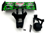 Team Corally KAGAMA 4 - Wing (Green Wing, Mount,  composite decals C-00293