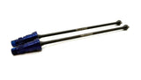 XRT Ultimate DRIVE Shafts (BLUE Front/Rear anodized steel Stub Axles Traxxas 78097-4