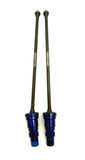 XRT Ultimate DRIVE Shafts (BLUE Front/Rear anodized steel Stub Axles Traxxas 78097-4