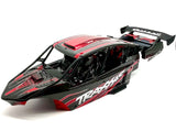 SAND CAR BODY & CAGE (Red Painted Funco Pro Scale Traxxas 109076-4