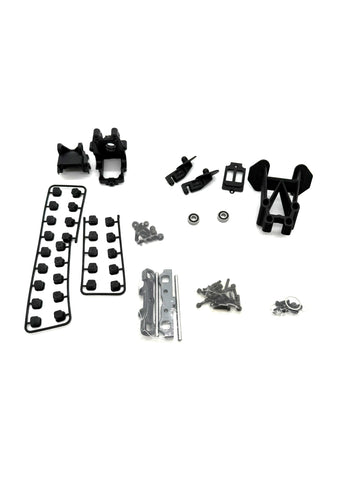 PARTIAL Tekno ET48 2.2 REAR SUSPENSION (Bag D&E) ( Gear box, hinge pin braces, pins TKR9605