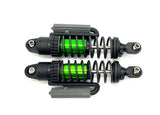 SAND CAR Front SHOCKS (GT Maxx GREEN-Anodized pair, springs Traxxas 109076-4