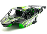 SAND CAR BODY & CAGE (Green Painted Funco Pro Scale Traxxas 109076-4
