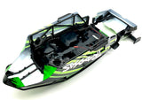 SAND CAR BODY & CAGE (Green Painted Funco Pro Scale Traxxas 109076-4