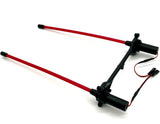 SAND CAR WHIP LIGHTS (Red, LED assembled (2) Traxxas 109076-4