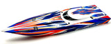 Spartan SR Boat HULL & Hatch (Orange graphics 10315) Traxxas 103076-4