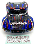 fits Slash 2wd BL-2S - BODY Shell (BLUE black red 4x4 6812t  58334-4