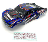 fits Slash 2wd BL-2S - BODY Shell (BLUE black red 4x4 6812t  58334-4